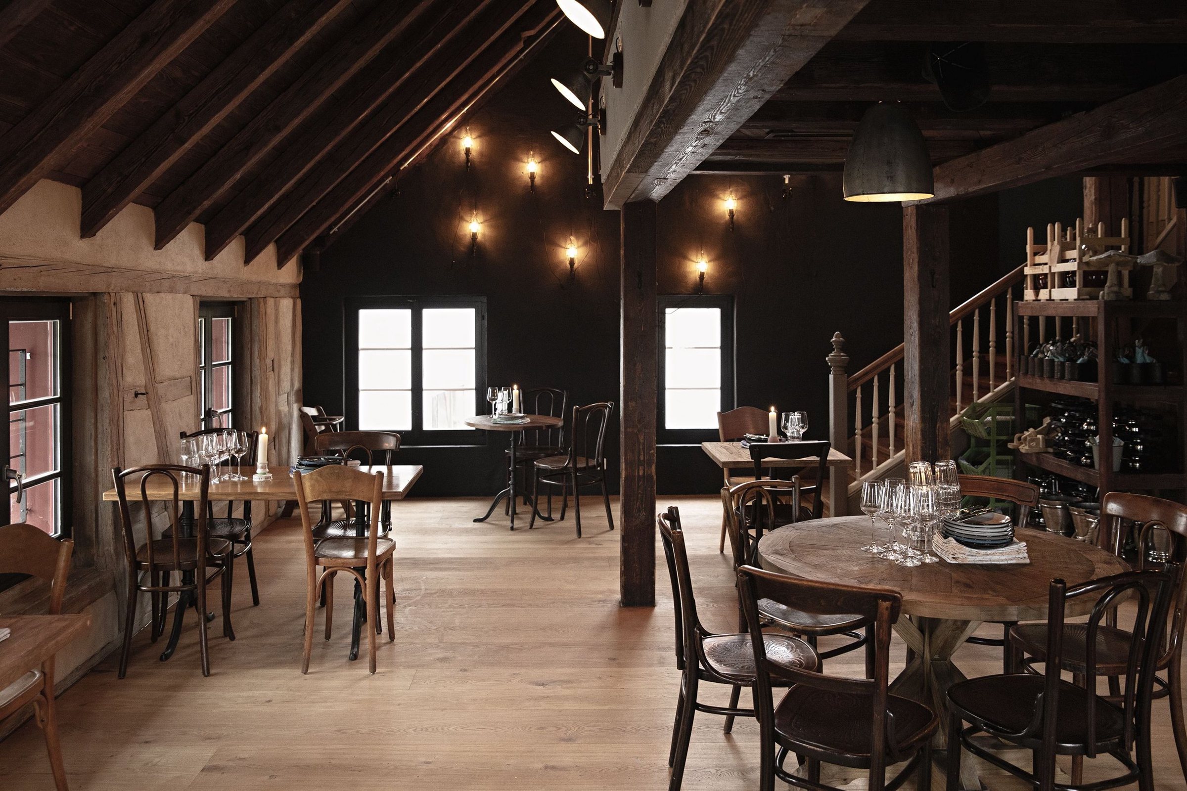 Gastraum des Restaurants Hafenbeiz in Kilchberg