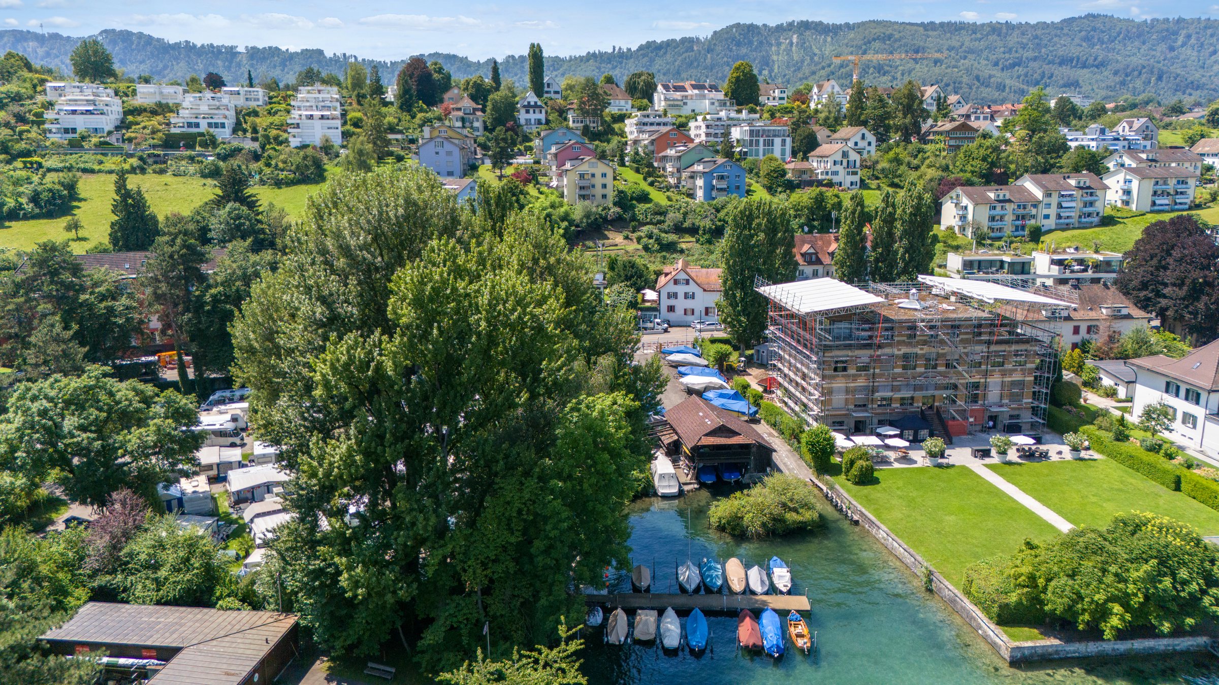 Geschäftshaus Seestrasse 520 in Zürich, Aufnahme 4 der dokumentierten Bildserie